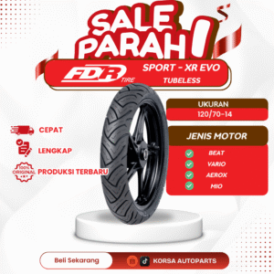 FDR BAN MOTOR 120/70-14 SPORT XR EVO TUBELESS