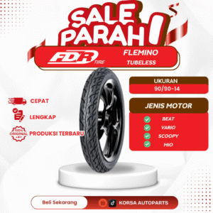 FDR BAN MOTOR 90/90-14 FLEMINO TUBELESS
