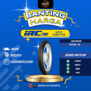 IRC BAN MOTOR 70/90-14 NF 59 BAN LUAR