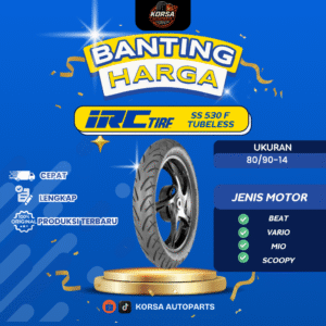 IRC BAN MOTOR 80/90-14 SS 530 F BAN LUAR