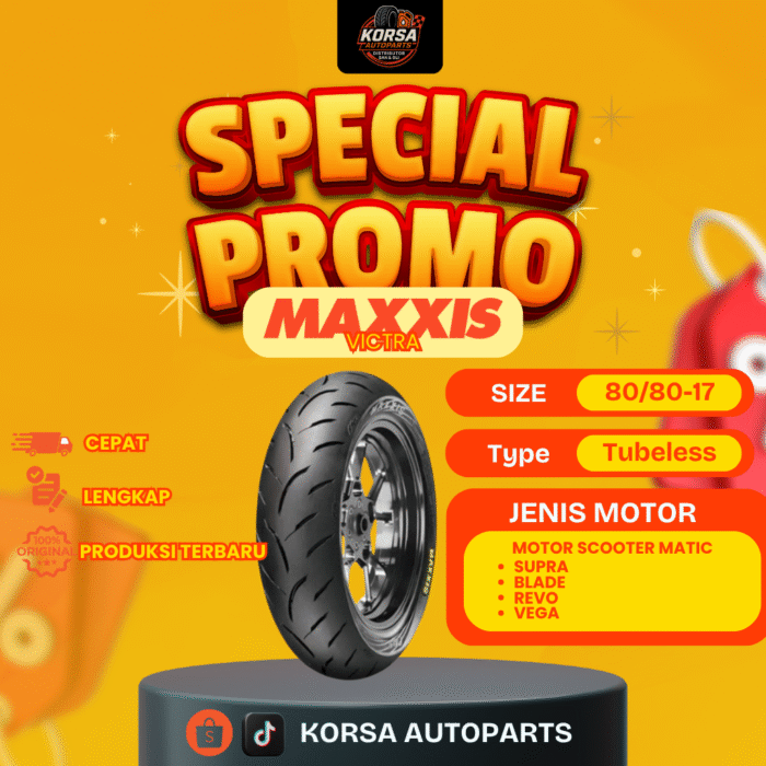 MAXXIS BAN MOTOR 80_80-17 VICTRA TUBELESS