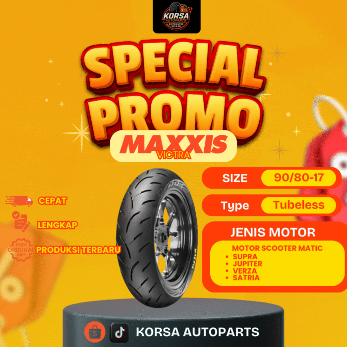 MAXXIS BAN MOTOR 90_80-17 VICTRA TUBELESS MAXXIS BAN MOTOR 90_80-17 VICTRA TUBELESS